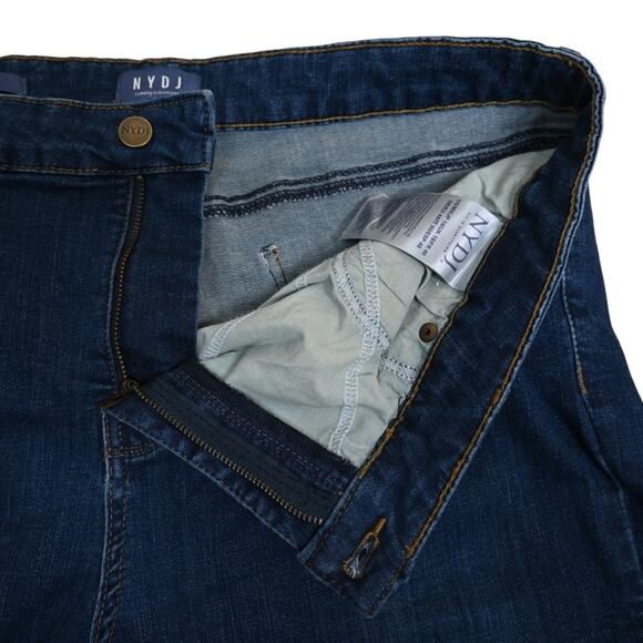 NYDJ Womens 14 Dark Wash Skinny Ankle Jeans Lift X Tuck Technology - Picture 8 of 12